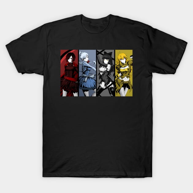 Team RWBY T-Shirt by EvoComicsInc